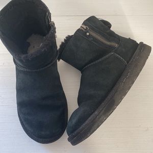 UGG women’s black suede boots